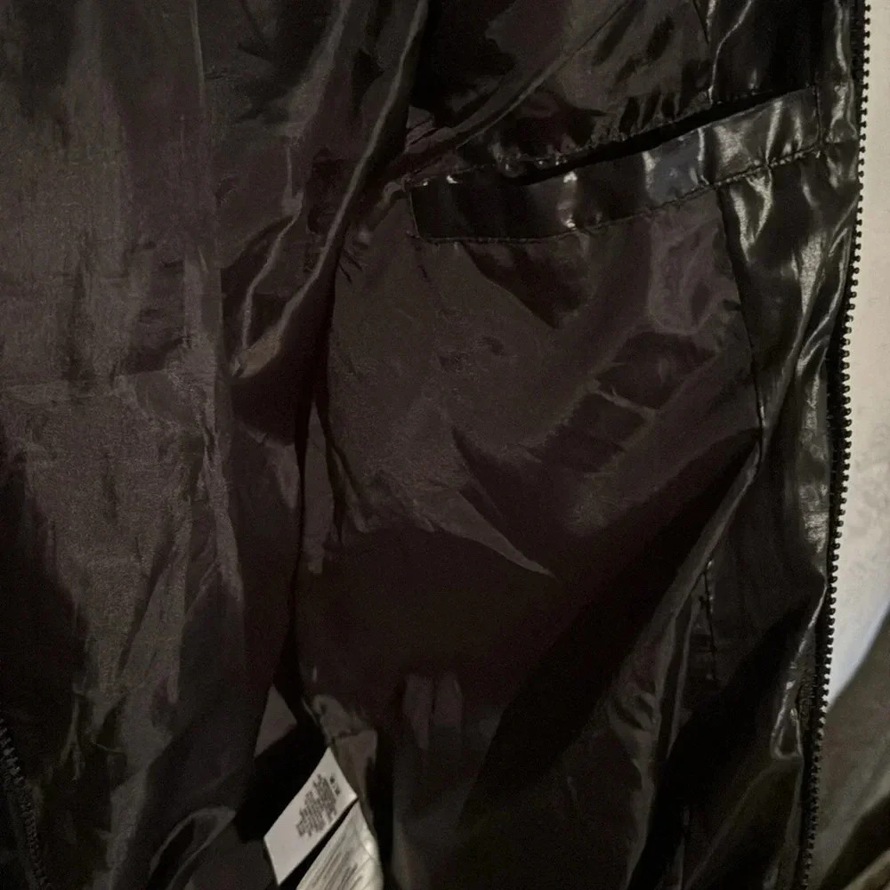 Aeropostale Black Puffer Y2K Full Zip Jacket size M - Picture 5 of 15